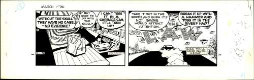 Gould - DICK TRACY, Keeno the Great, Daily Strip (3/1/1974) | Russ Cochran