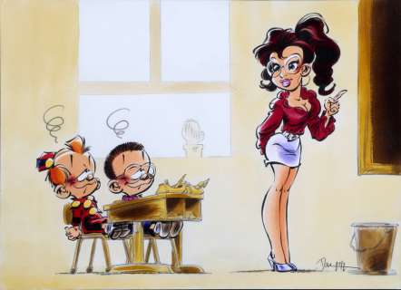 Dan (Verlinden) - Le Petit Spirou, illustration Ã  l‘encre de Ch…