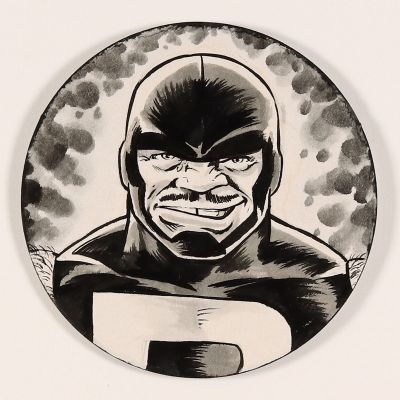 Mike Rooth | Puck Coaster Sketch | mycomicshop.com
