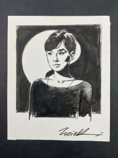 Fernando Proietti | Fernando Proietti - Julia Ritratto - Page volante - Exemplaire unique - (2021) | Catawiki