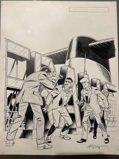 Tibet/Duchâteau | Tibet - Couverture alternative originale - Ric Hochet T6 - Rapt sur le France - (1987) | Catawiki