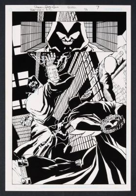 John Floyd | Original Art from Batman Gotham Knights #46 (2003) Page 7 Pencils by Roger Robinson, Inks | mycomicshop.com (Buy It Now)