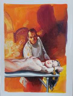 Roberto Molino | Pornostar n. 14 - Roberto Molino - Cover originale "Clinica Paradise" - Page volante - Exemplaire unique - (1986) | Catawiki