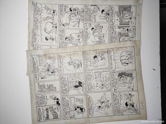 2 PLANCHAS ORIGINALES TRAPISONDAS DE JAIMITO Y COMPA. POR LICERAS PUBLICADA EN EL JAIMITO Nº 1658 | todocoleccion (Buy It Now)