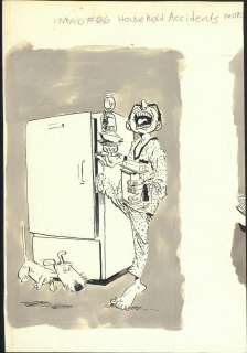Drucker - "Household Accidents", MAD #66, Art (c. 1961) | Russ Cochran