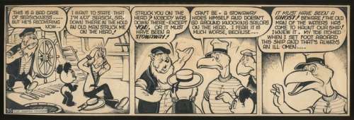 Marten Toonder Studio’s | Marten Toonder Studio’s - Originele strook - Panda and the treasure island - (1952) | Catawiki