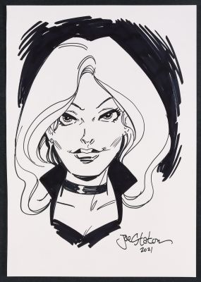 Joe Staton | Black Canary Sketch by Joe Staton | mycomicshop.com