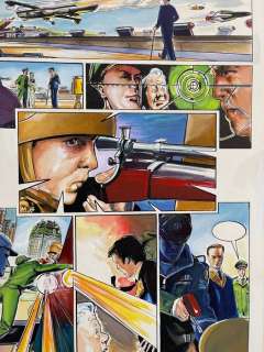 Martin Baines | Martin Baines - Dan Dare - Original colour page - Dan Dare Pilot of the Future - (1999) | Catawiki