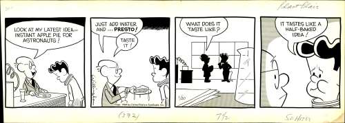 Willard - MOON MULLINS & KITTY HIGGINS, Sunday Page Art (08/26/1956) | Russ Cochran