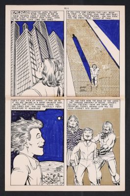 Tim Corrigan | Original Art from Tim Corrigan’s Superhero Comics (c. 1970s) Two-Page Epilogue by Tim Corrigan | mycomicshop.com