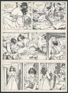 Milo Manara - Planche originale n°39 - Un Été indien