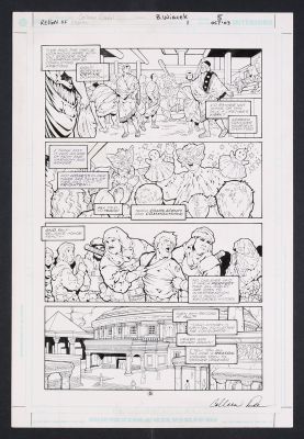Bob Wiacek, Colleen Doran | Original Art from Reign of the Zodiac #1 (2003) Page 5 Pencils by Colleen Doran, Inks by Bob Wiacek | mycomicshop.com