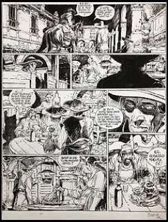 François Boucq - Boucq - Planche originale (p.74) T11 Bouncer - L‘Échine du dragon - (2017)