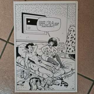 Di Sano | blagues coquines - Di sano dessin original encre de chine | Catawiki