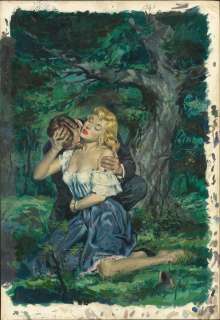 Bud Parke Original EC COVER Painting | Russ Cochran