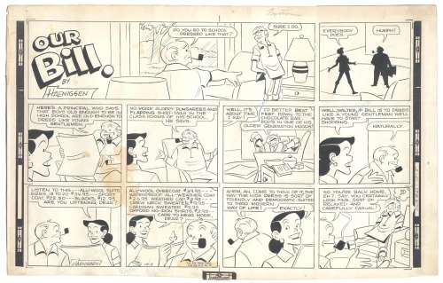 Haenigsen - Our Bill 10/5/? Original Sunday Strip