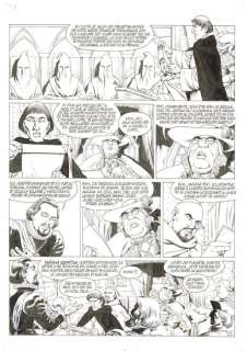 Mitton, Jean-Yves | Original page (p.2)  - Quetzalcoatl 5  - Le Putain et le Conquistador  - (2003) | Catawiki