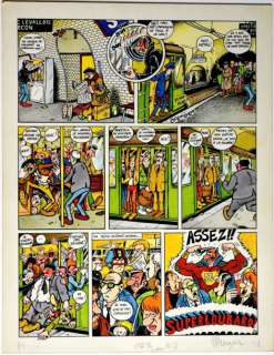 Margerin, Frank   (1952) | MARGERIN, FRANK Planche originale d’une histoire en 4 pages :" SuperLo | Estim Nation