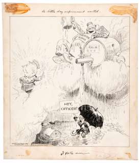 CAREY ORR PROHIBITION ENFORCEMENT RELATED ORIGINAL ART. | Hake’s