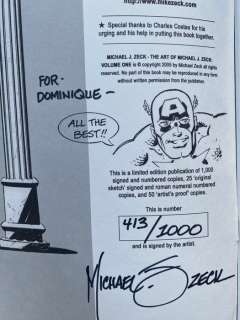 Zeck, Michael | The art of Michael J. Zeck - Dessin original Captain America dans sketchbook volume 1 - Broché - EO - (2005) | Catawiki
