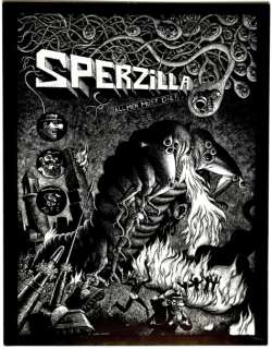 Orhun, Emre (1976) | ORHUN, Emre "Sperzilla ": Illustration originale d’une affiche éditée | Estim Nation