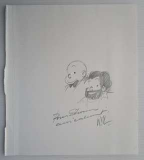 Will | Will - Dessin original dédicacé - Tif et Tondu | Catawiki
