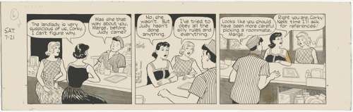 King – Gasoline Alley daily 07/21/1956 | Russ Cochran
