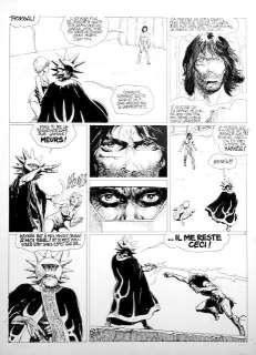 Rosinski | Thorgal, planche n°41 Ã  l’encre de Chine de l’é… | Banque Dessinée