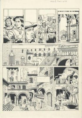 Gilles Chaillet | Vasco, tome 2, planche n°35 | Galerie 9ème Art
