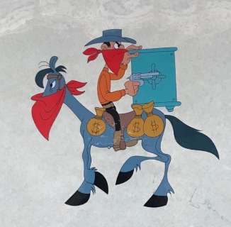 Morris & Studio Belvision | Lucky Luke - 4 Original Production Cels - "Daisy Town" - (1971) | Catawiki