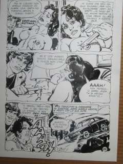 Stelio Fenzo | BD erotiques - Planche originale - Page volante - Exemplaire unique | Catawiki