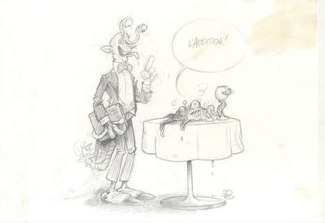 JOTED / Nicolas Sjöstedt, illustration, "Liquidation Totale" | Galerie Neuf