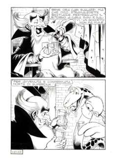 Piffarerio, Paolo | Piffarerio, Paolo - 2x Tavole Originali - Alan Ford #143 "il nuovo Superciuk" - (1981) | Catawiki