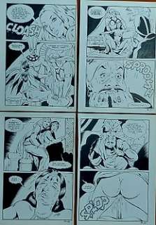 Dino Leonetti/Mario Janni | Maghella n. 83 - 5x Tavole originali - "Godi Popolo" - Page volante - Exemplaire unique - (1977) | Catawiki