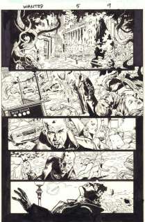 J.G. Jones - Wanted #5 P.9 - Wesley Kills Deadly Nightshade & the Future - 2004