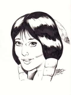 Bob McLeod - mirage dani moonstar from the new mutants - 2021 signed