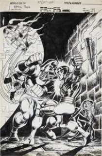 Dave Cockrum X-Men #102 Cover Original Art (Marvel, 1976).  "If Colossus Should Fall - Who Shall Stop The -