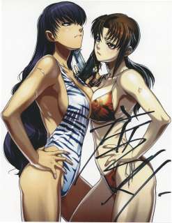 Rei Hiroe Autographed color reproduction illustration "BLACK LAGOON" | Mandarake (Big Web)