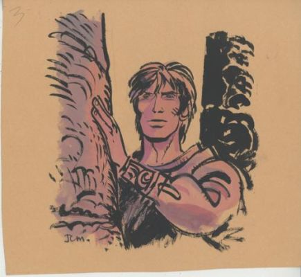 Jean-Claude Mézières | Valérian, Les astéroïdes de Shimballil, illustration de personnage | Galerie 9ème Art