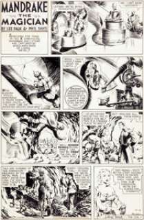 Phil Davis Mandrake the Magician Sunday Comic Strip Original Art dated 10-11-36 (King Features Syndicate, 1936). - | Heritage