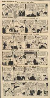 Gould- Dick Tracy Daily Proof Sheet (1935) | Russ Cochran