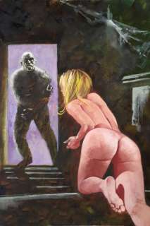 Alarico Gattia | Vampiro n. 40 - Alarico Gattia - cover originale "Monstruosa ibernazione" - (1978) | Catawiki