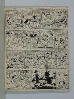 Erik : Le Chevalier Tartol : planche originale 29 à l’encre de… | misc / divers