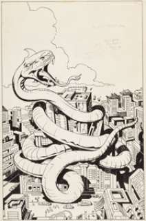 Jack Kirby - Animation Presentation Piece Original Art (Ruby-Spears, c. early 1980s). When a -