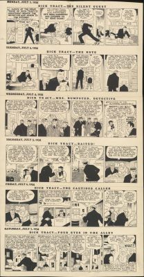 Dick Tracy- Daily Proof Sheet (1934) | Russ Cochran
