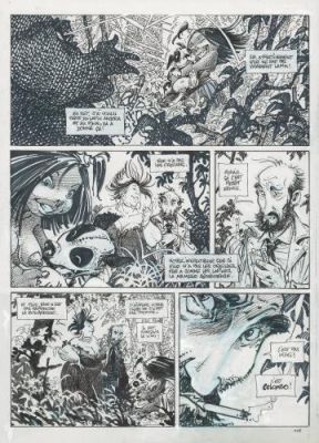 Régis Loisel | La Dernière Maison Juste Avant la Forêt, planche 128 | Galerie 9ème Art