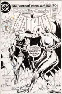 Denys Cowan and Dick Giordano Detective Comics #507 Cover Original Art (DC, 1981). The clothes-horse, -