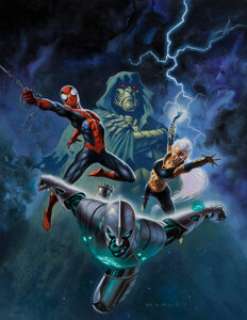 Alex Horley Comics Buyer‘s Guide #1609 Cover and Cover Preliminary Sketch Original Art (Krause -