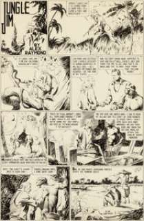 Alex Raymond Jungle Jim Sunday Comic Strip Original Art dated 5-26-35 (King Features Syndicate, 1935). It’s - | Heritage