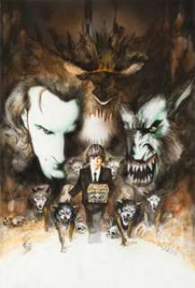 Leonardo Manco Werewolf by Night #4 Cover Original Art (Marvel, 1998). Feral cover illustration by Leonardo -